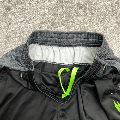 Unbranded Basketball Active Shorts Boys Kids Large Black Elastic Waist Pocket - Picture 4 of 9