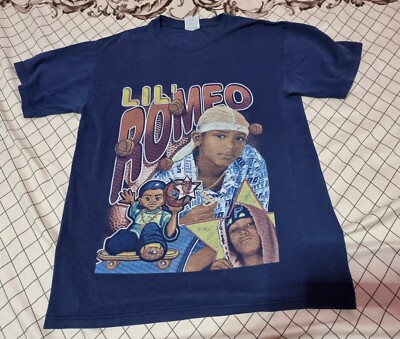洋楽 Lil' Romeo No Limit Records G-Funk G-Rap Vintage Lil Romeo T Shirt Rap Tee Hip Hop No Limit Master P My