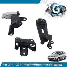 3PCS Engine Motor & Auto Transmission Mount Set For 2011/2012/2013/2014 Mazda 2