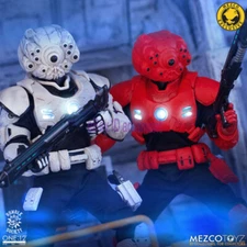 Mezco Toyz ASSAULT ON KRIG-13 SQUADRON BUILDER 1/12 Action Figure In Stock H6''