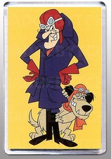 DASTARDLY AND MUTTLEY - LARGE FRIDGE MAGNET - Retro COOL!