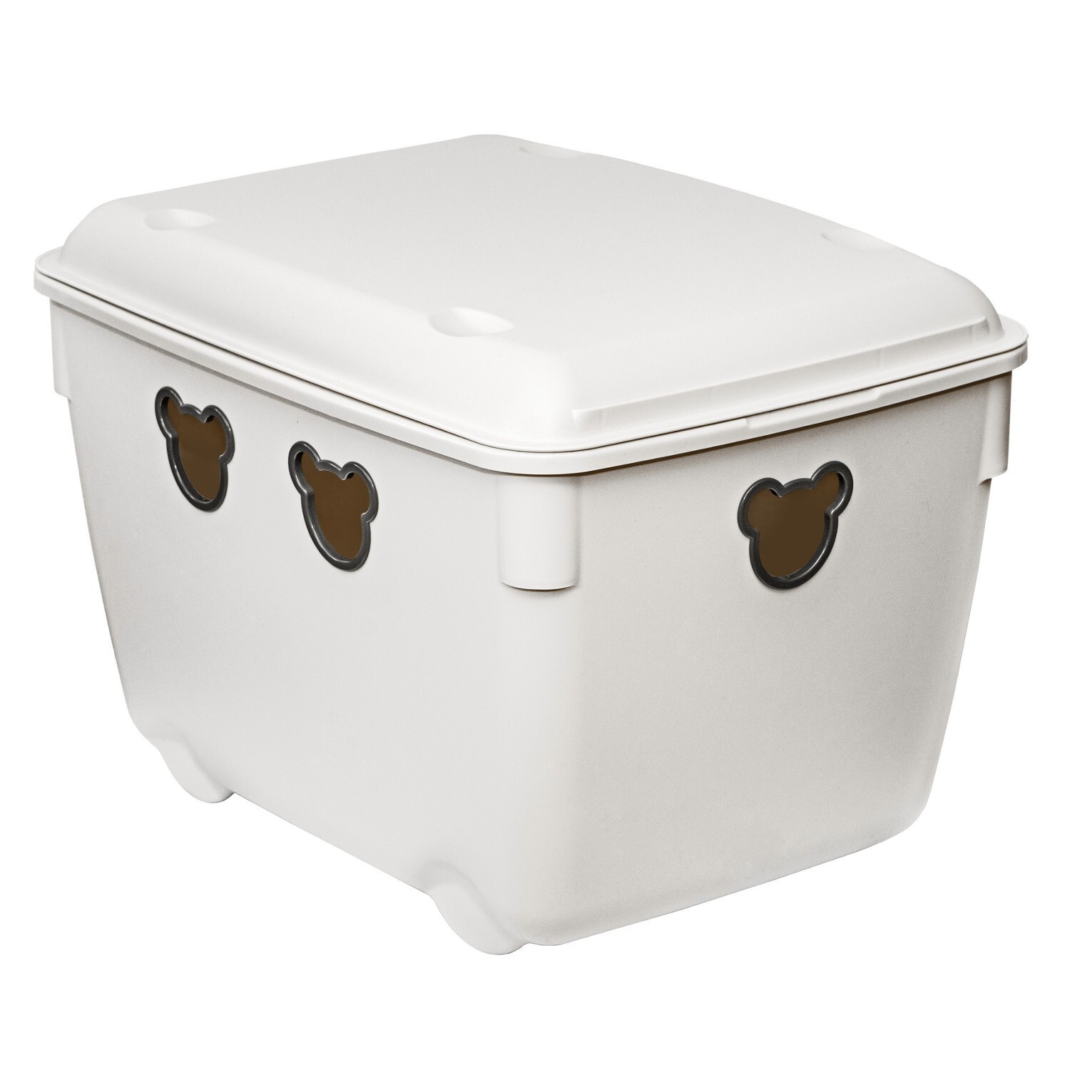 Grande Baule Portagiochi Bianco 40L - Per l'Ordine dei Nipotini