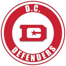 DC Defenders Circle Logo NEW XFL Vinyl Decal / Sticker 10 sizes Tracking