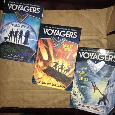 Voyagers Series w/ 3 HC BOOKS: by MacHale Wasserman Duprau: #1, 2, 5:  BRAND NEW