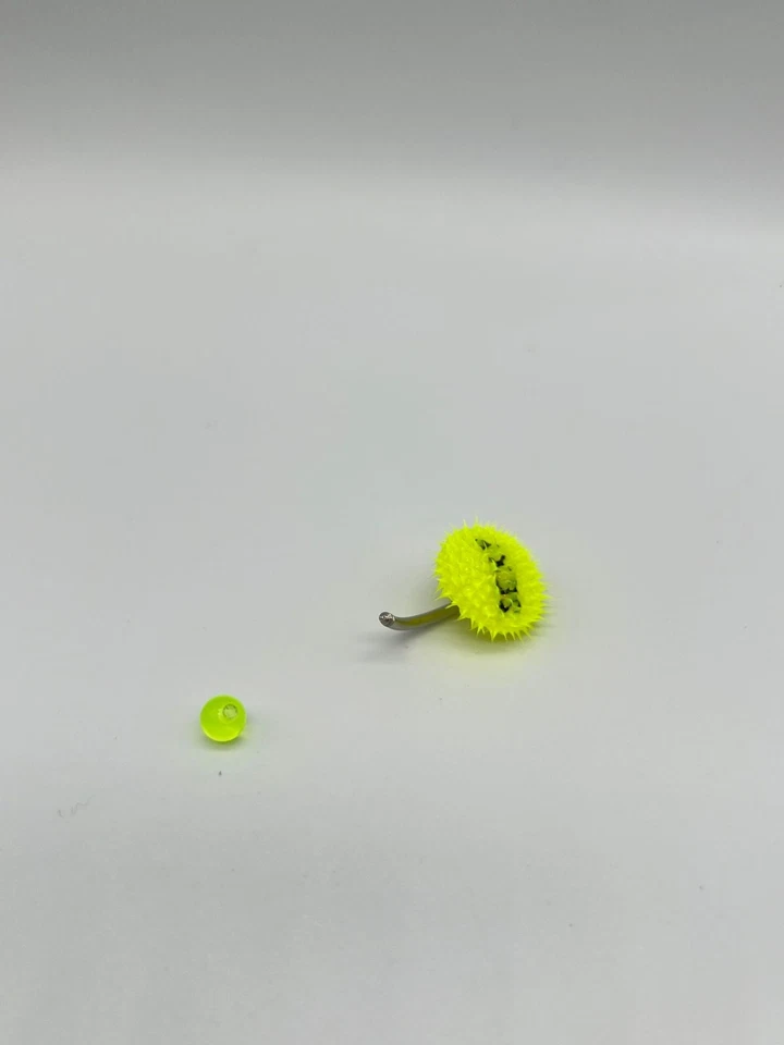 3 件装 14 号 Neos 黄色肚脐扣环钉硅胶性感 — 第 4/4 张图片
