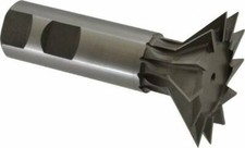 Made in USA 2-1/4" Diam x 11/16" Wide High Speed Steel 45? Dovetail Cutter Un...