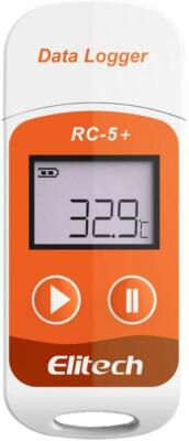 Elitech RC-5+ Mini USB Temperatur Datenlogger 32000 Punkte Recorder PDF Bericht