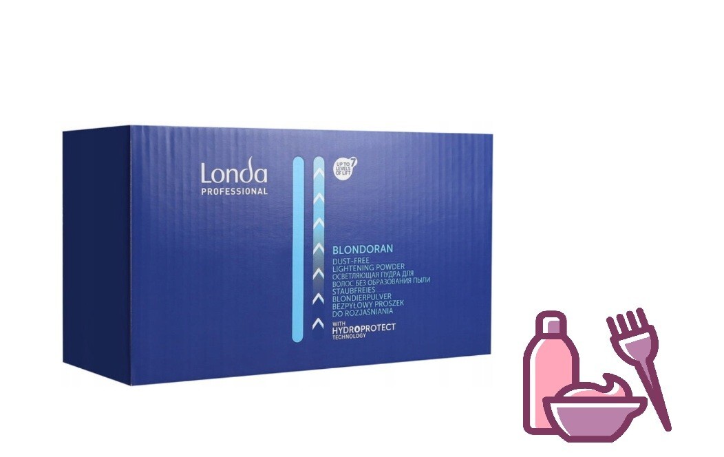 Blondoran Londa 2x500g Aufheller, staubfreies Pulver zum Aufhellen von blondem