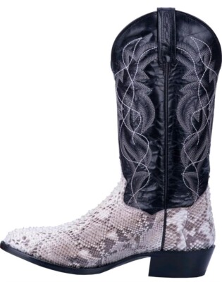 Dan Post Natural Manning Python Men s Boot Genuine Size 7.5 Gray