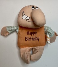 Vintage Russ Berrie Wilbur and Friends Happy Birthday Toy Plush Doll 308