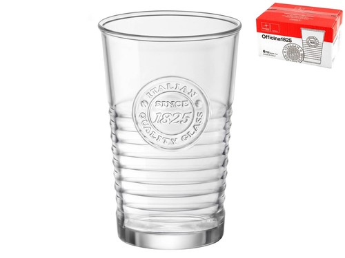 Bormioli Rocco Officina1825 Set 4 Bicchieri Da Acqua In Vetro Trasparente 290ml - Lavabili In Lavastoviglie - 3