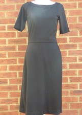 BNWT Rosemunde Womens Elmina Black Midi Fitted Dress Formal Workwear Casual M/12