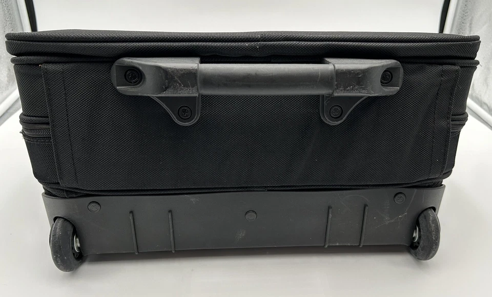 Swiss Gear Rolling Carry-On Bag Wheeled Laptop Briefcase Luggage Black EUC - Image 3 of 4