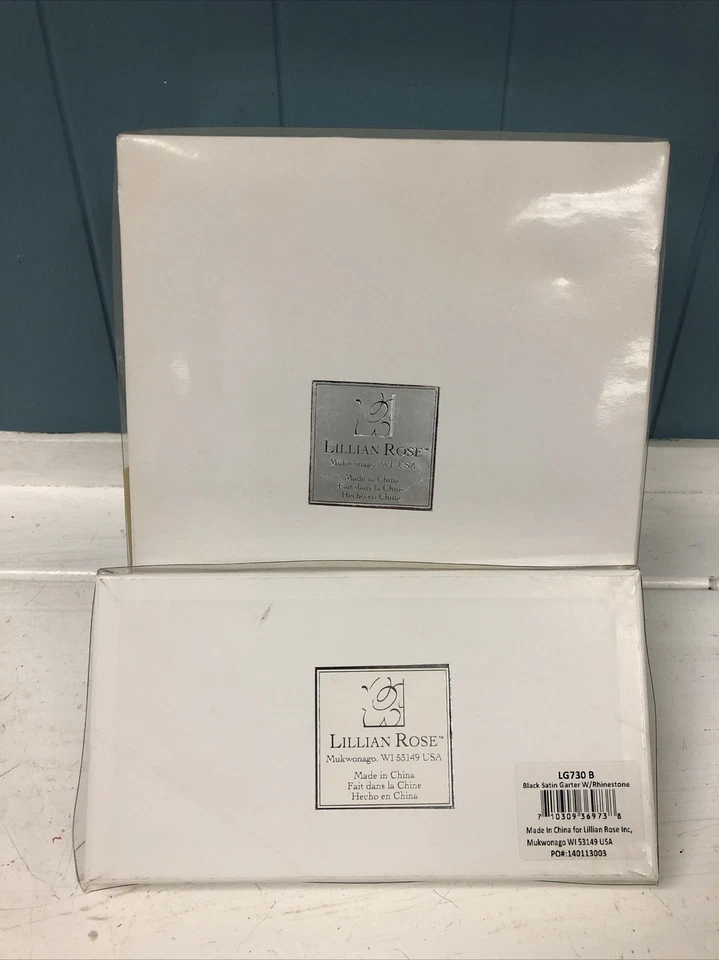 "Nueva almohada portadora de anillo Lillian ROSE negra blanca 8"" + guirnalda con guirnalda boda" Foto 4 de 4