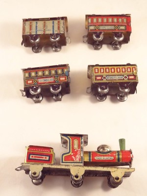 Train Locomotive Penny Toy Japon – Tôle Litho – 1910/20 – Superbe état