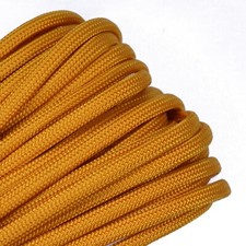 Goldenrod 550 Paracord - 50 Feet - USA Made - Veteran Owned Seller