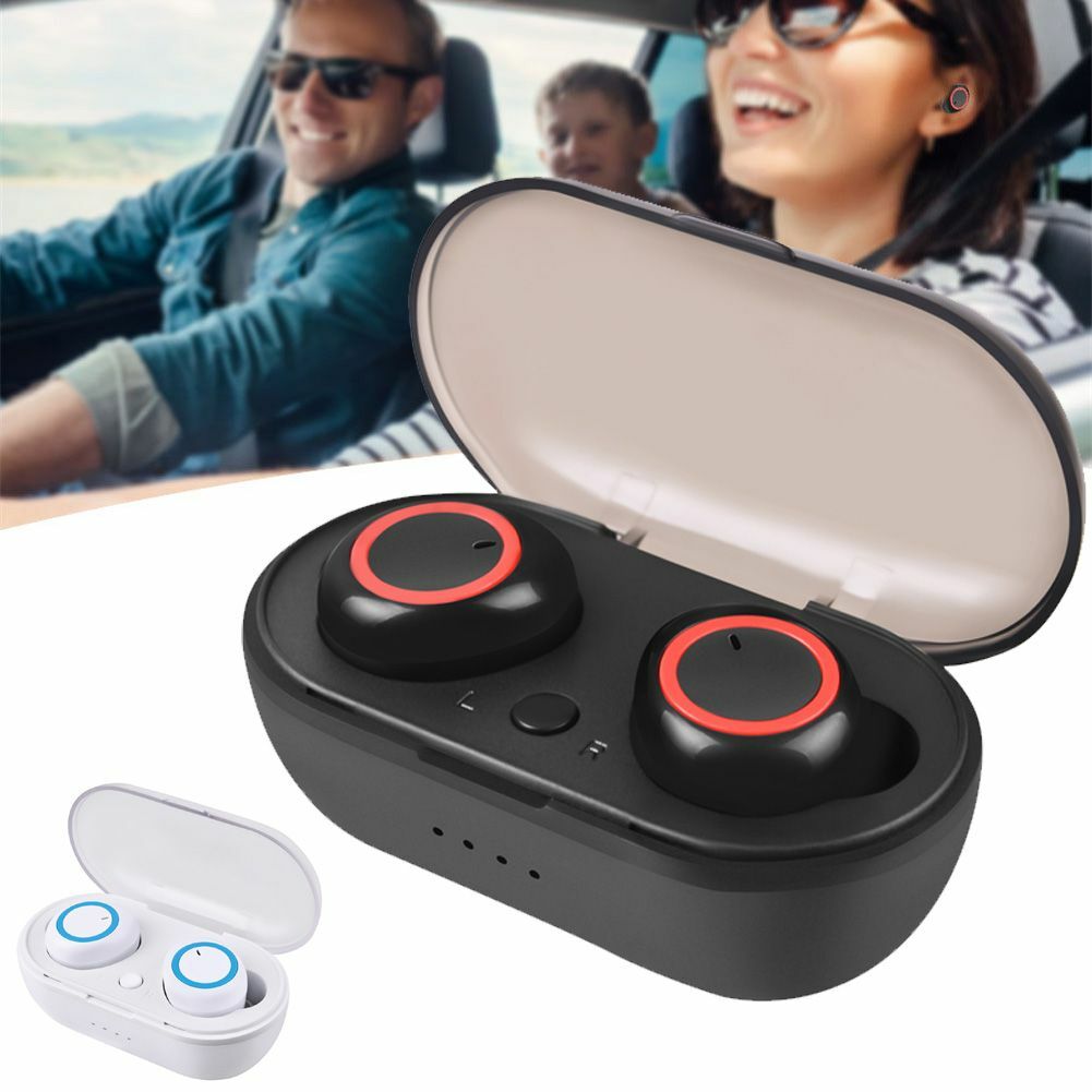 Universal Wireless Bluetooth Headset Twins Stereo Earbuds Sport In Ear Earphones