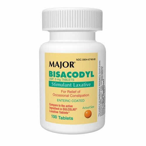Major Bisacodyl 5mg (generic Dulcolax) 100 Tablets eBay