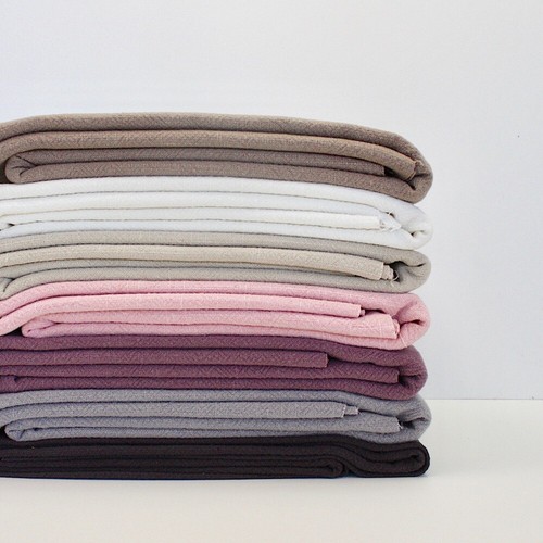 Stone Washed Linen Blend | Pale Pink | Dressmaking Fabric Fashion - Picture 3 of 3
