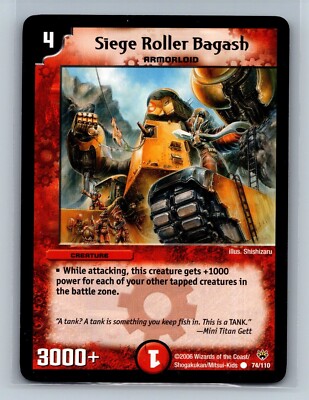 Duel Masters TCG - Siege Roller Bagash 74/110 - Shattered Rainbow
