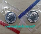 1987-D & P Roosevelt Dime BU Set