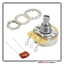 Fender 250K Split Shaft pot use for Volume or Tone - 0990830000