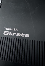 TOSHIBA STRATA CIX40 SYSTEM CHSU40A 3X8X1 W/ AMDS1A VOICE MAIL and Power Adapter
