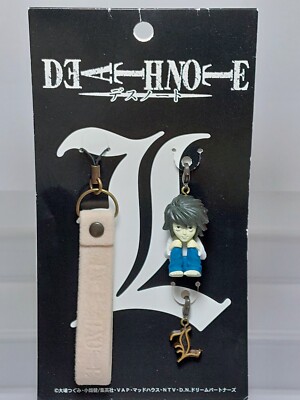 Death Note Premium Figure L Charm Strap Telenet Japan 2007 L05 3.4