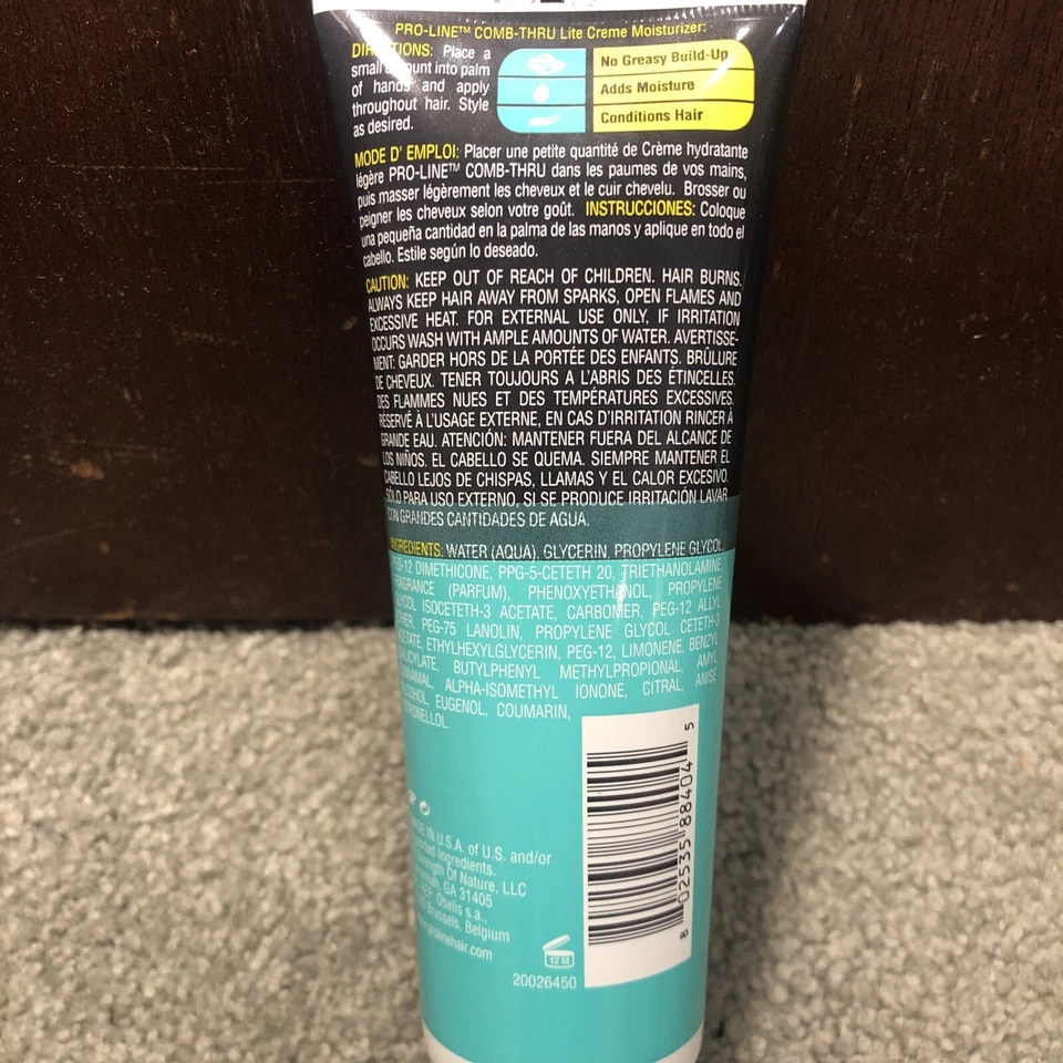 X2 Pro-Line Comb-Thru Lite Creme Moisturizer Bake & Scalp Conditioner 4oz - Image 3 of 4