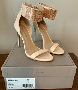 rose gold heels size 2
