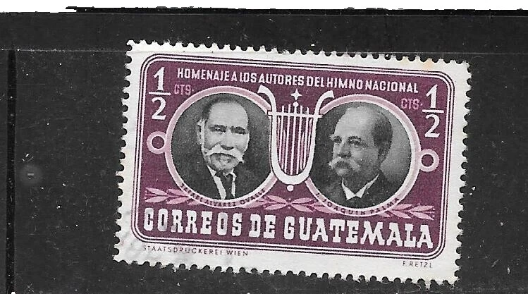 Franqueo sellos de Guatemala