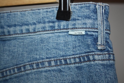 $248 Candice Mother Jeans Stunner Size 27 Blue Hijacking The Runway Denim Pants - Picture 12 of 15