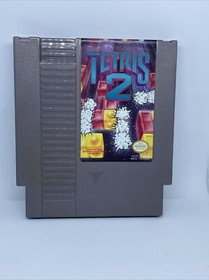 Tetris & Tetris 2 Nintendo Entertainment System Tested Working Cleaned Authentic