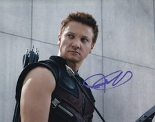 JEREMY RENNER signed autograph 20x25cm AVENGERS in person autograph HAWKEYE ACOA