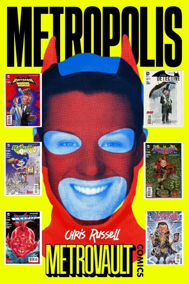 Metro Vault Live! MAD Magazine variants, Lenticulars & DC Film Homage cover