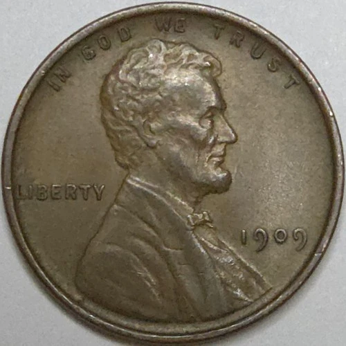 1909-P Lincoln Wheat Cent - XF (Lot#2)