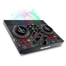 Party Mix Live - DJ Controller with Built in Speakers, Party Lights and DJ