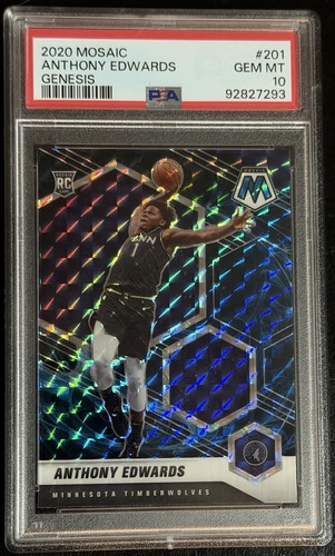 Anthony Edwards [Genesis] #201 2020 Panini Mosaic card