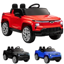 Qaba 12V CHEVROLET SILVERADO EV RST Licensed Kids Electric Car