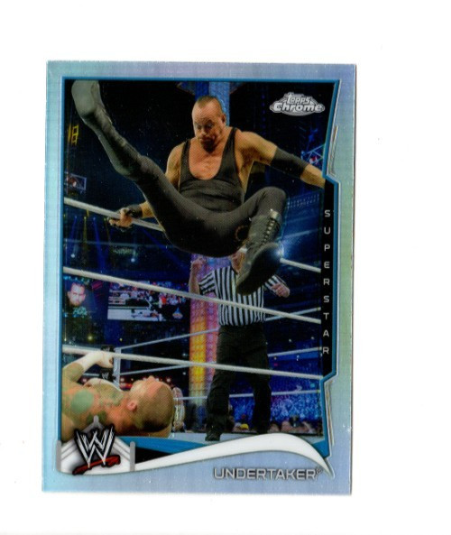 2014 Topps Chrome WWE Refractor The Undertaker Parallel Card #92