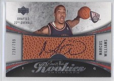 2006-07 Upper Deck Sweet Shot Rookies Auto 720/799 Marcus Williams #99 Auto 2u3