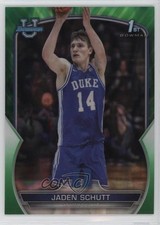 2022-23 Bowman U Chrome Green Lava Refractor 86/99 Jaden Schutt #75 0jd0
