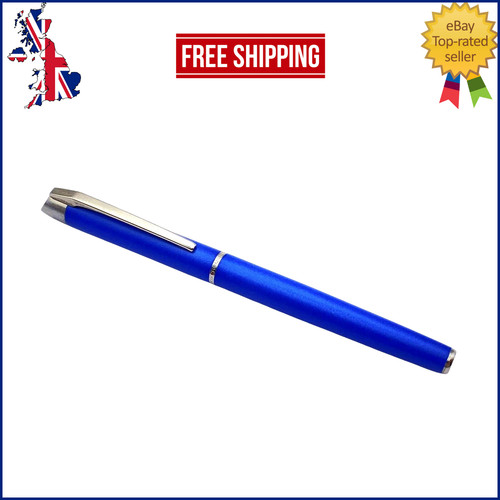 INOXCROM FOUNTAIN PEN NIB IN BLUE MATTE STEEL MEDIUM NIB MADE IN SPAIN