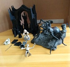 LORD OF THE RINGS Used Playset Backgrounds & Figure's Incomplete 