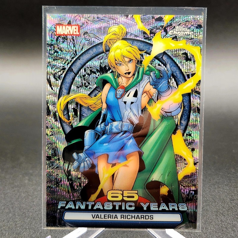 2026 Topps Chrome Marvel Valeria Richards 65 Fantastic Years Wave #FY-09