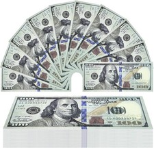 100-400X Prop Fake Looks Best Toys Money For Pretend Play Music Birthday Party-