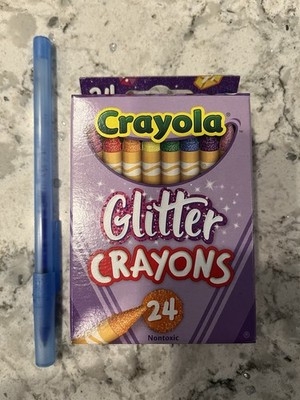NEW Crayola Crayons Glitter- 24 Pack