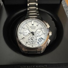 Seiko Astron SBXC063 Quartz GPS Solar Men's Watch Used Steel 2022