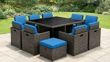 Rattan Garden Furniture Cushion Set Seat Back Replacement Outdoor Sofa Pads
