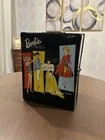 Vintage TM 1961 Barbie Double Doll Case Mattel Ponytail Original Black Drawers